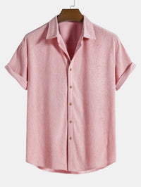 Men's Summer Shirt – Relaxed Textured Fabric