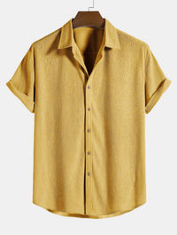 Men's Summer Shirt – Relaxed Textured Fabric