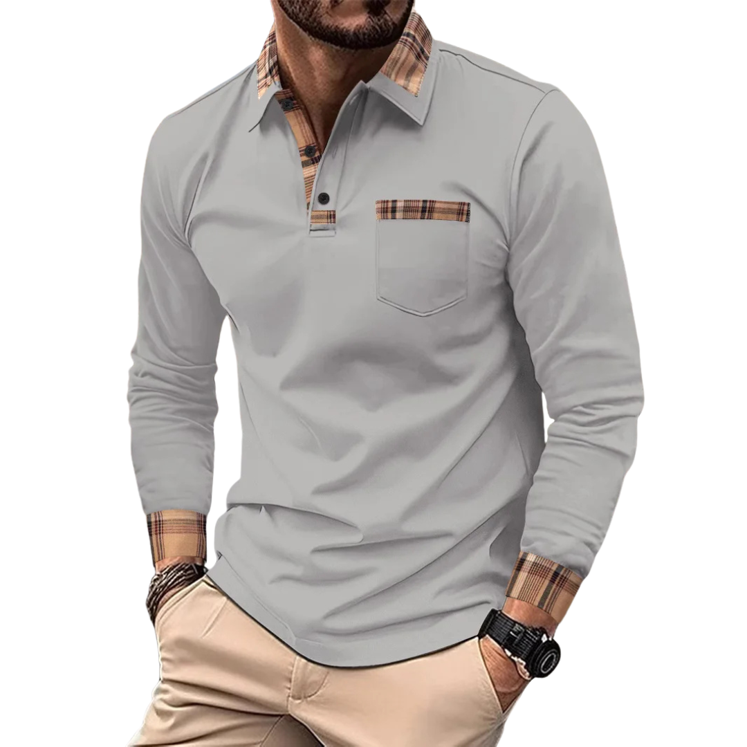 Men's Refined Polo Shirt – Soft Comfortable Fit