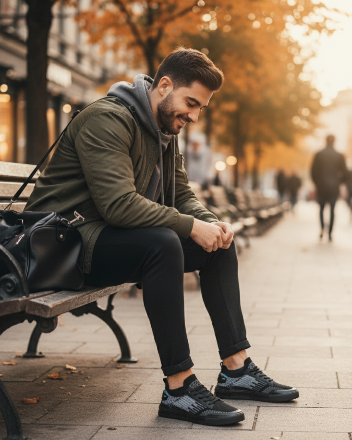 Men's Knitted Sneakers – Lightweight Breathable Design
