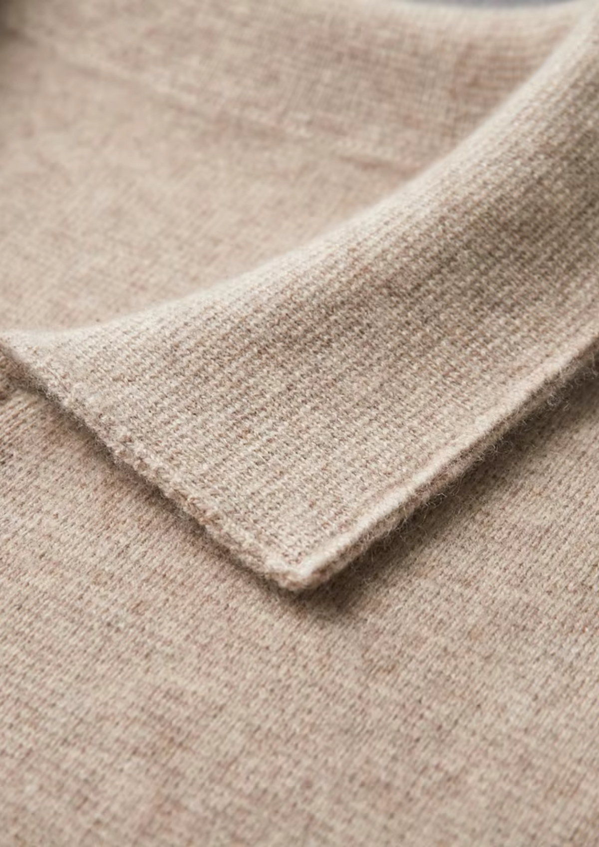 Men's Merino Wool Cardigan – Structured Collar
