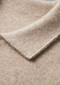 Men's Merino Wool Cardigan – Structured Collar