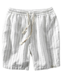 Men's Linen-Touch Summer Shorts – Breathable Tailored Fit