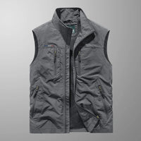 Men's Multi-Pocket Travel Vest – Lightweight & Breathable