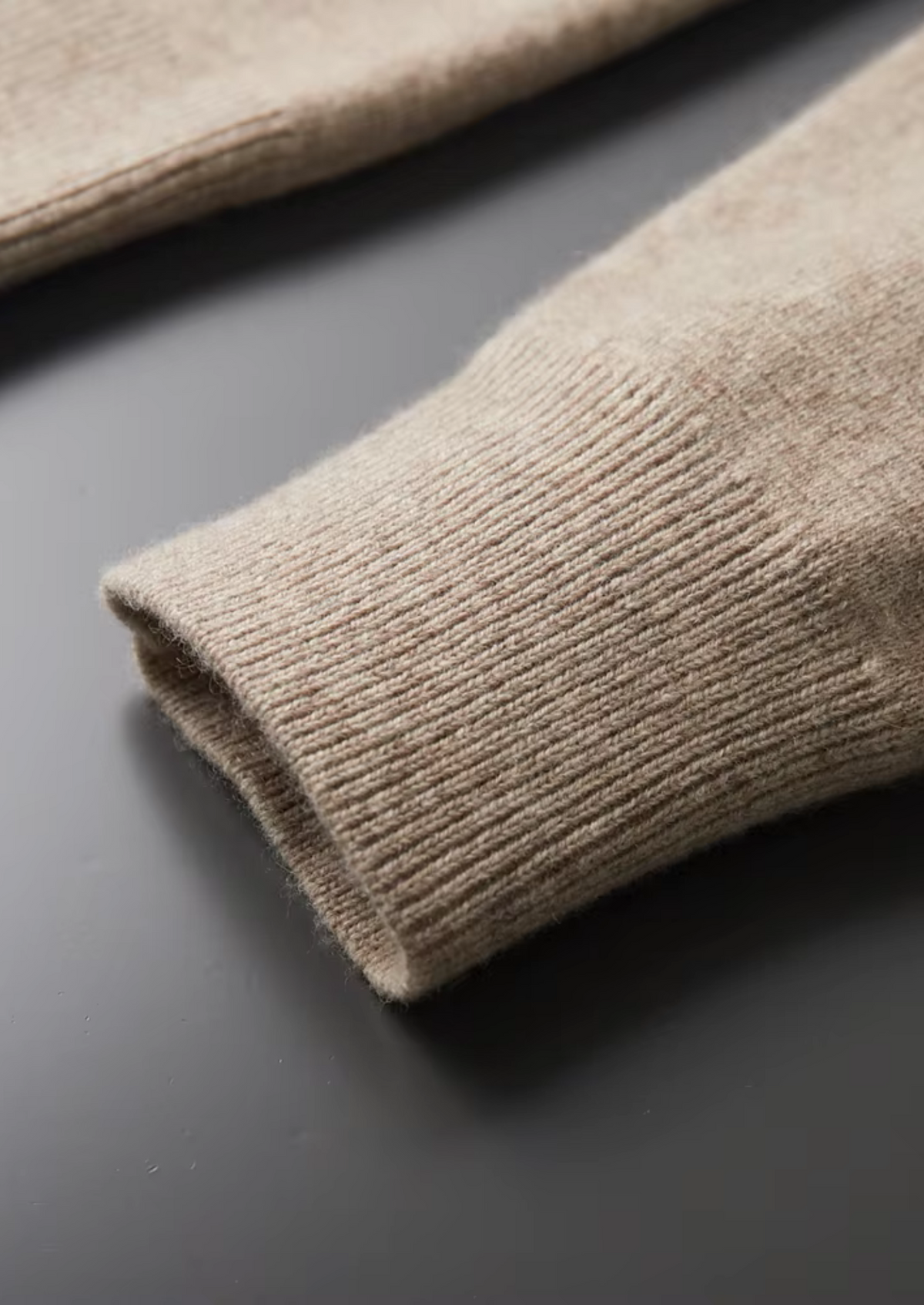 Men's Merino Wool Cardigan – Structured Collar