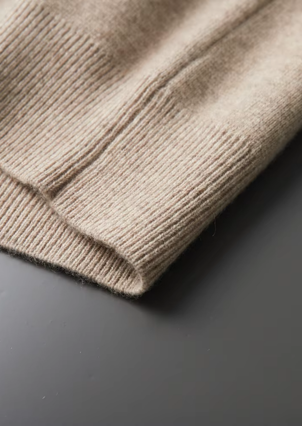Men's Merino Wool Cardigan – Structured Collar