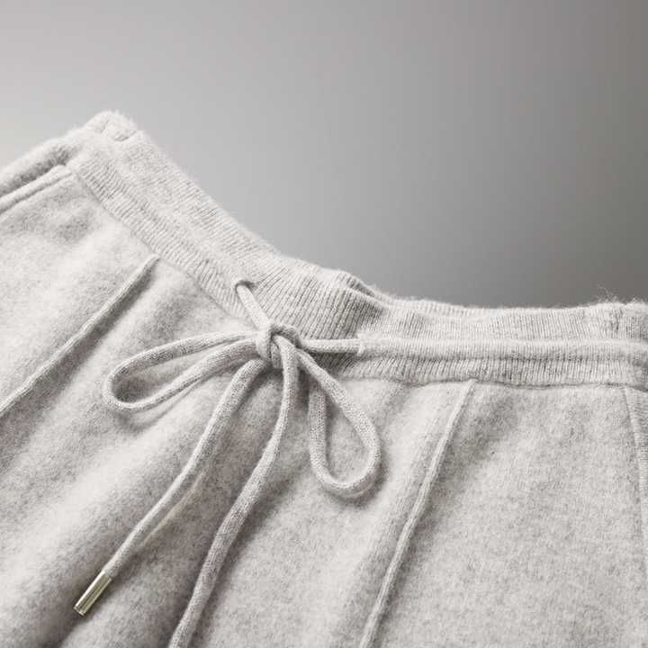 Men's Pure Cashmere Trousers – Refined Tailored Fit