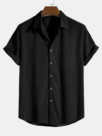 Men's Summer Shirt – Relaxed Textured Fabric