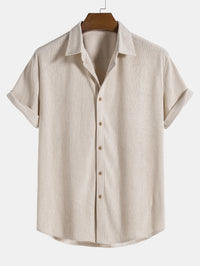Men's Summer Shirt – Relaxed Textured Fabric