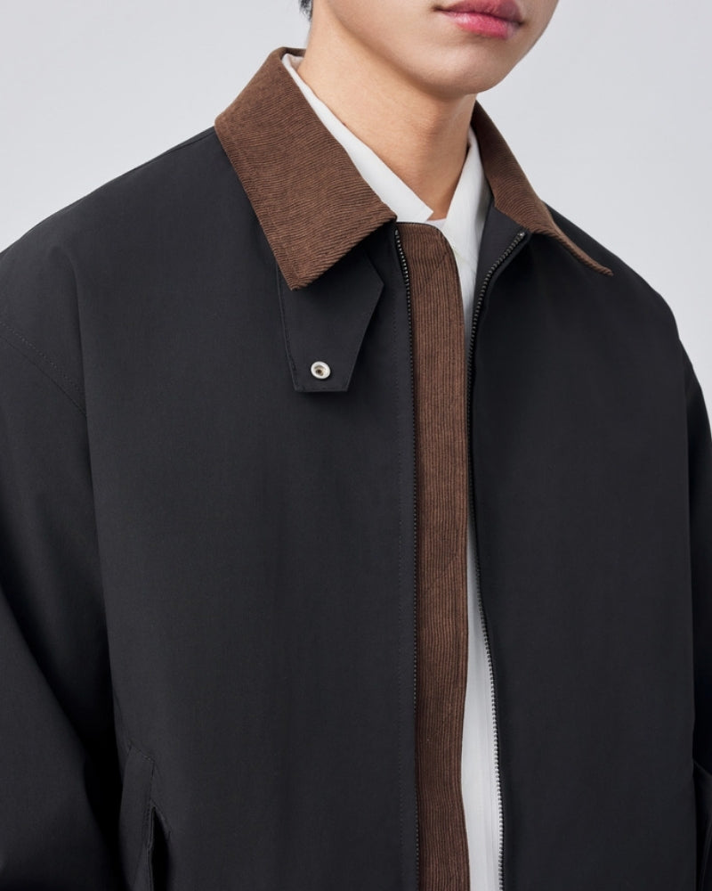 Men's Classic Harrington Jacket – Lightweight Zip Front