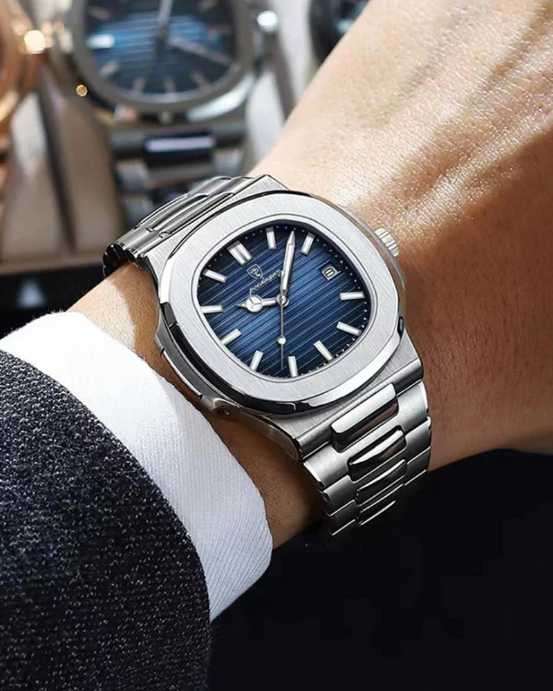 Men's Classic Watch – Adjustable Strap & 30 m Water Resistance
