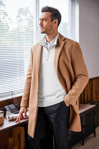 Men's Quarter-Zip Sweater – Tailored Lightweight Knit