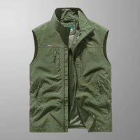 Men's Multi-Pocket Travel Vest – Lightweight & Breathable