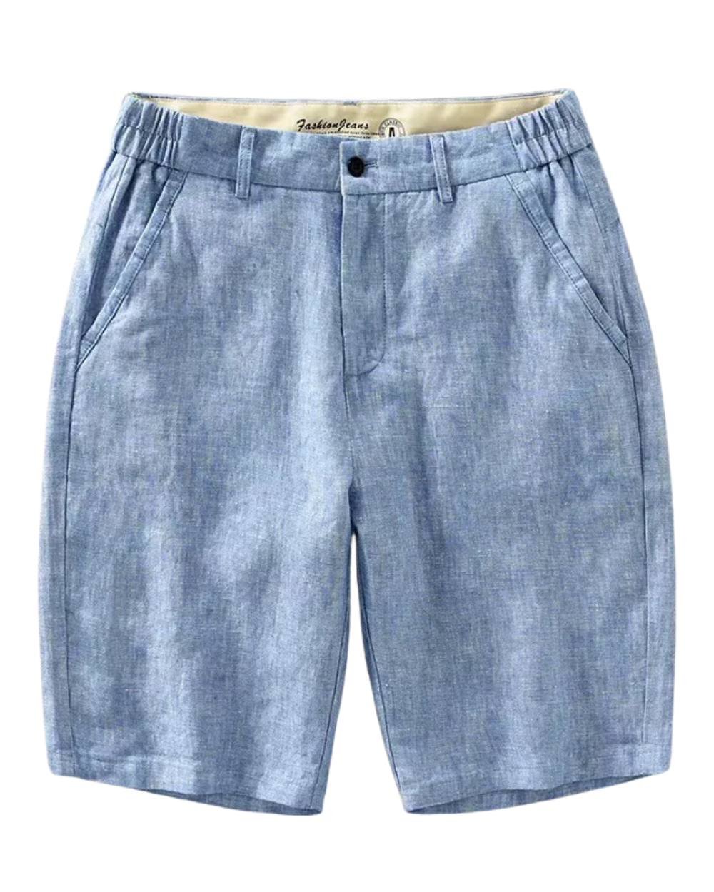 Men's Linen-Blend Summer Shorts – Lightweight Tailored Fit