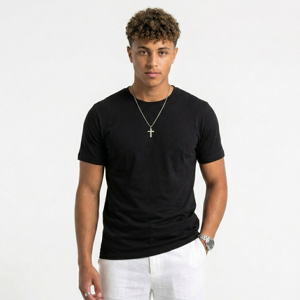Men's Cotton T-Shirt – Lightweight Summer Fit