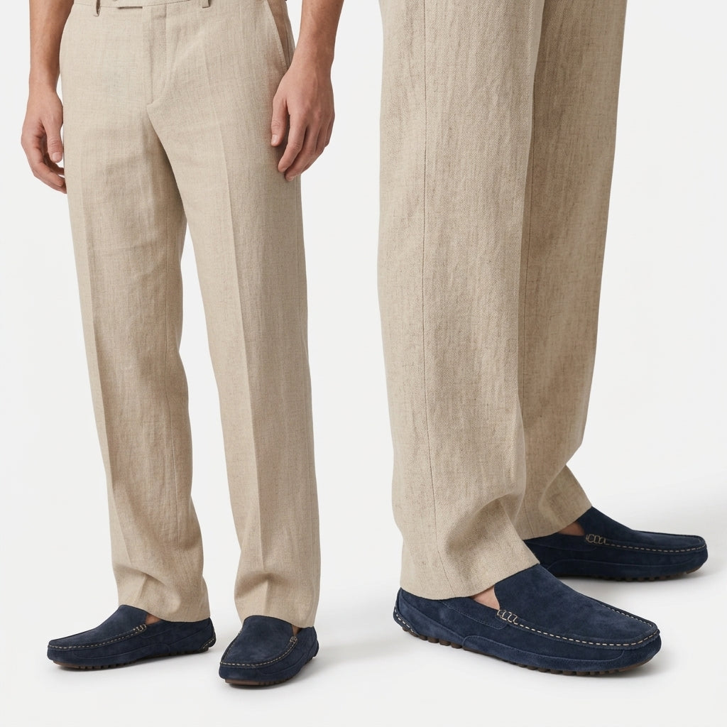 Men's Suede Loafers – Cushioned Business-Casual Fit