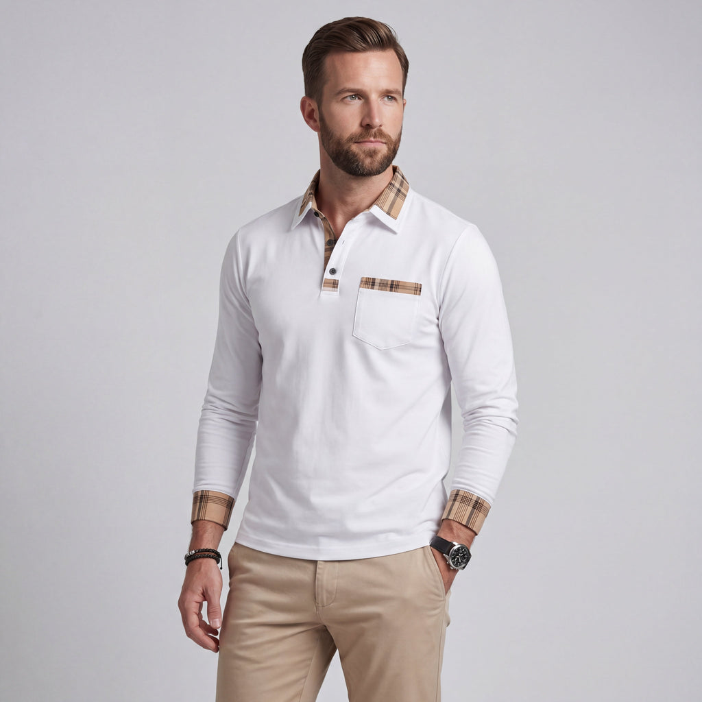 Men's Refined Polo Shirt – Soft Comfortable Fit