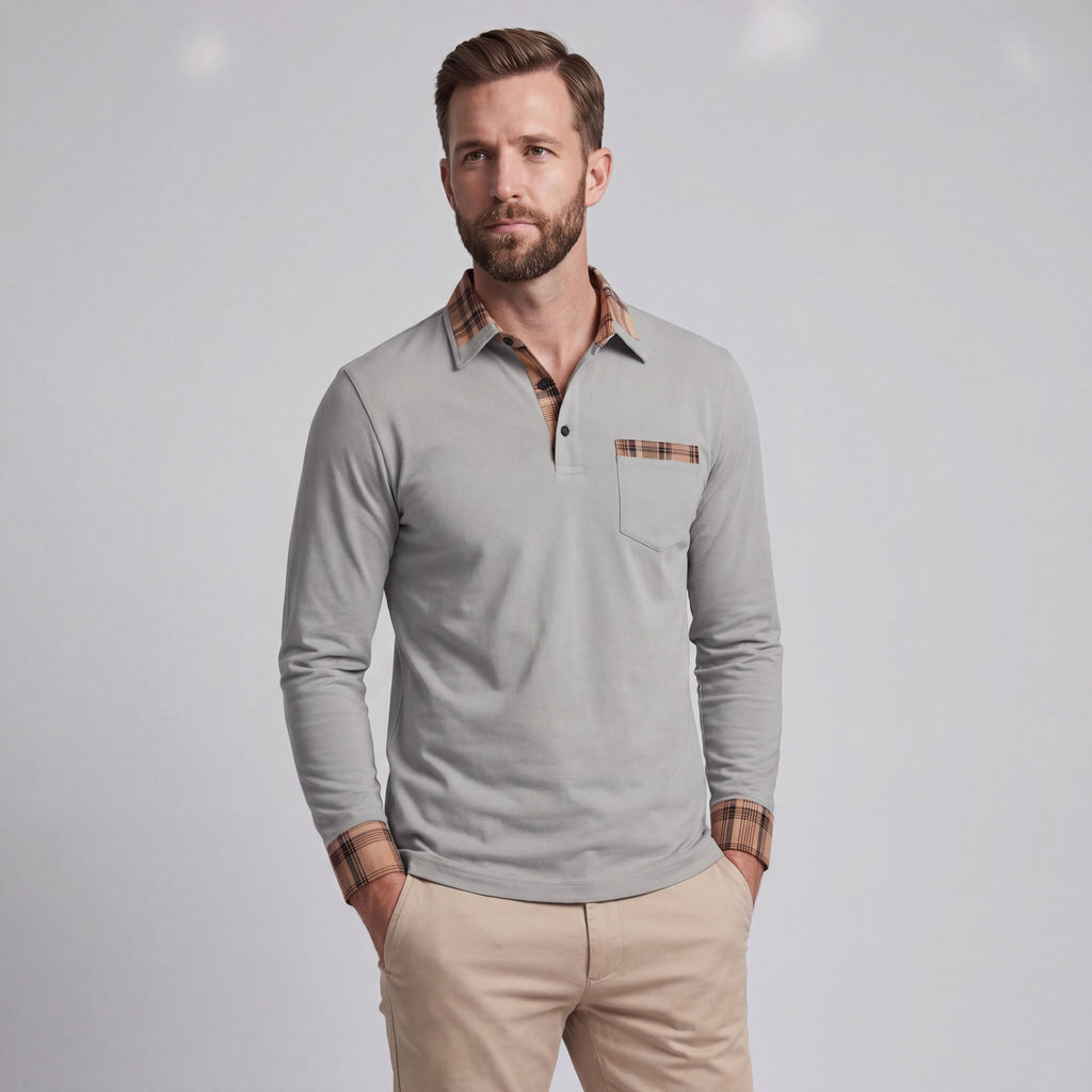 Men's Refined Polo Shirt – Soft Comfortable Fit