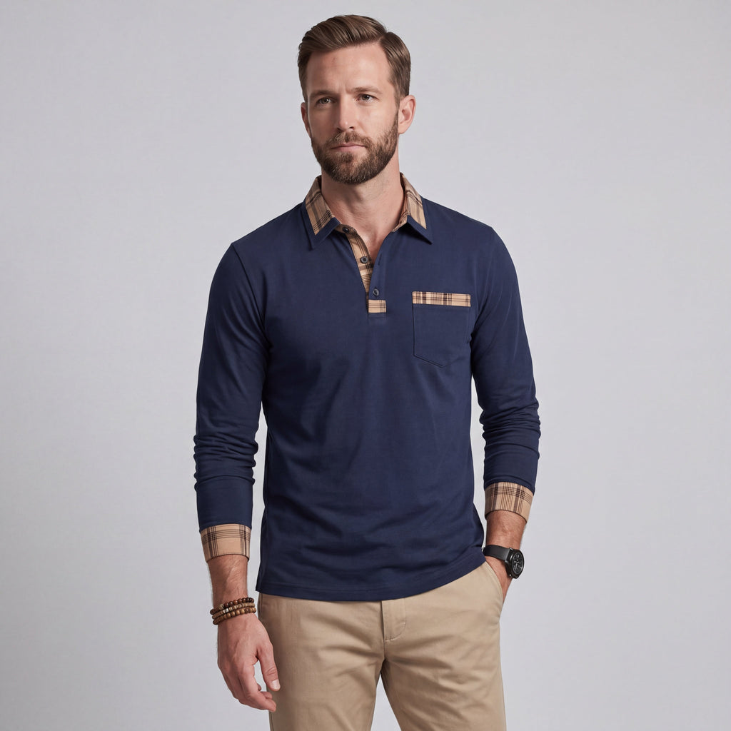 Men's Refined Polo Shirt – Soft Comfortable Fit