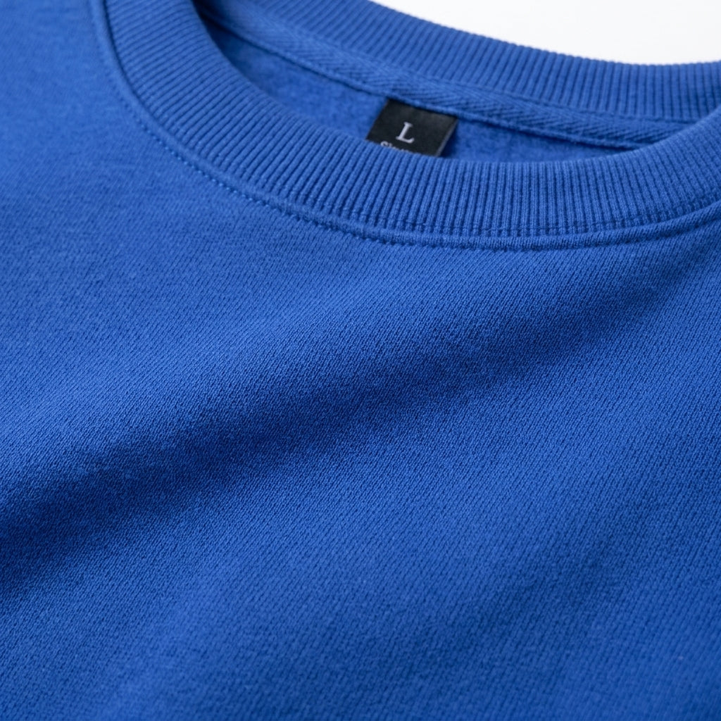 Men's Cotton Crew-Neck Sweatshirt – Minimalist Everyday Fit