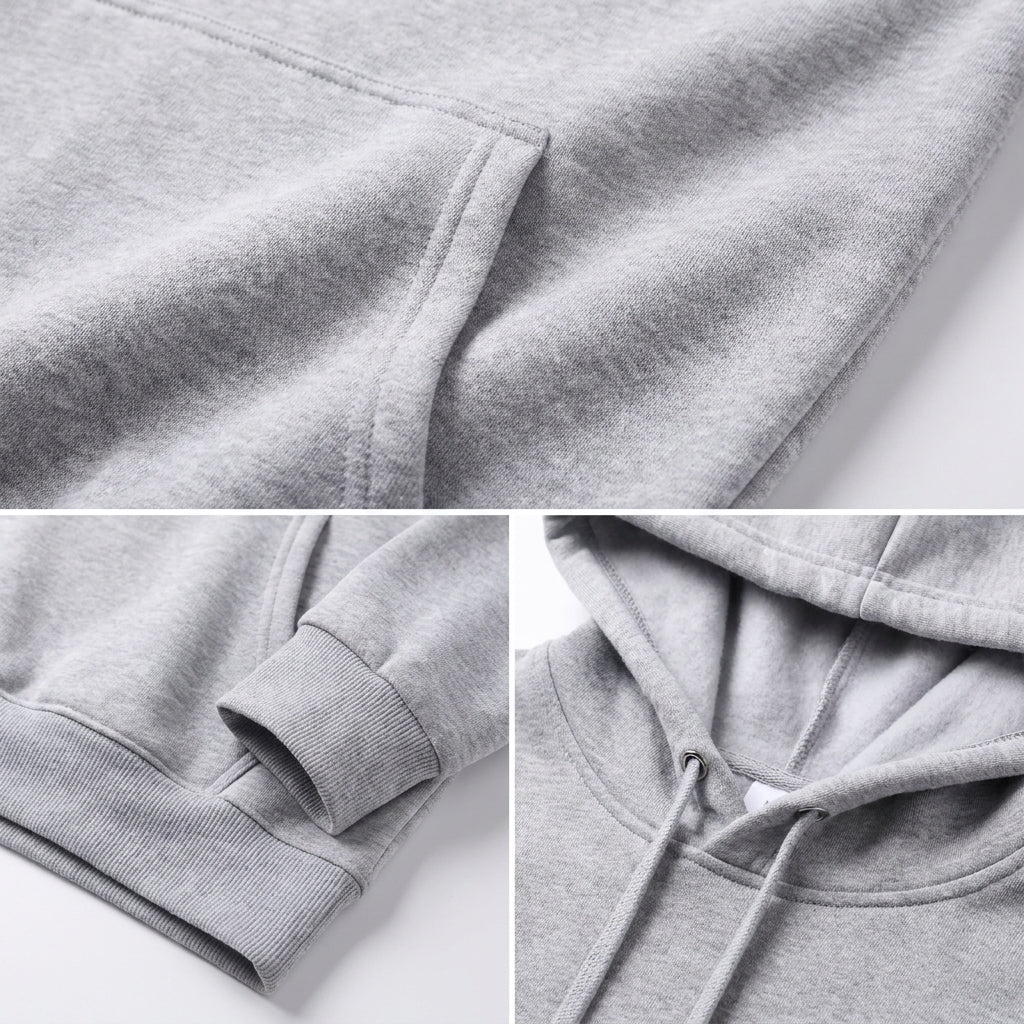 Men's Hooded Sweatshirt – Lightweight Polyester Design