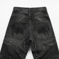 Men's Wide-Leg Jeans – Y2K Punk-Inspired Style