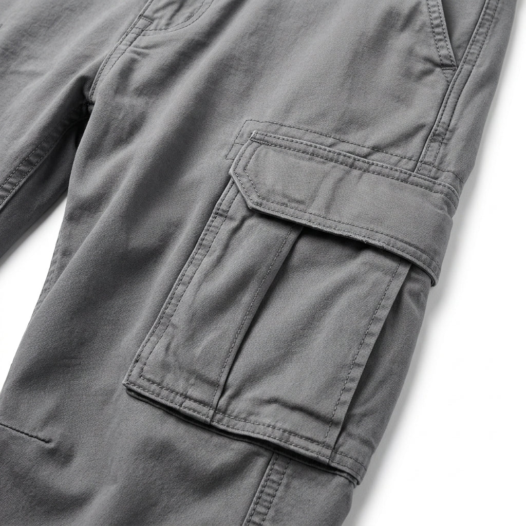 Men's Relaxed Straight-Leg Cargo Trousers