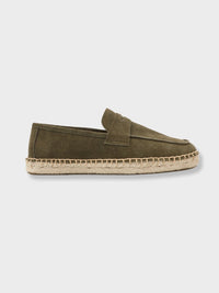 Men's Suede Penny Loafers – Artisanal Jute Sole