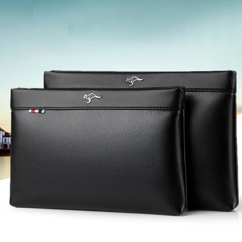 Men's Leather Handbag – Elegant Structured Design
