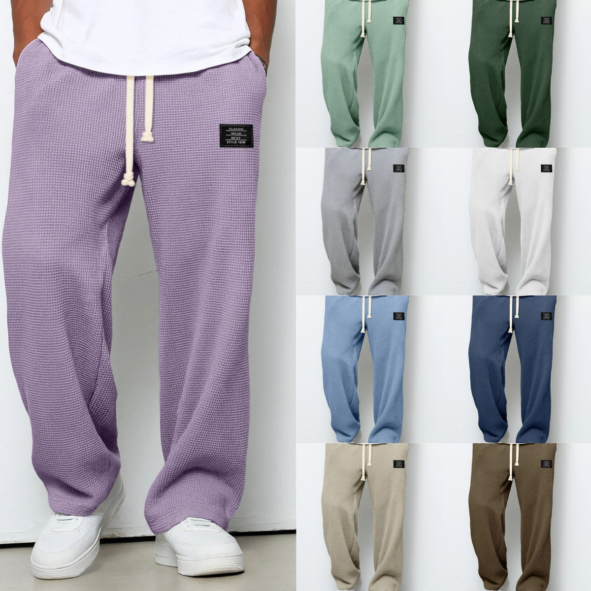 Men's Relaxed Everyday Trousers – Lightweight Comfort Fit