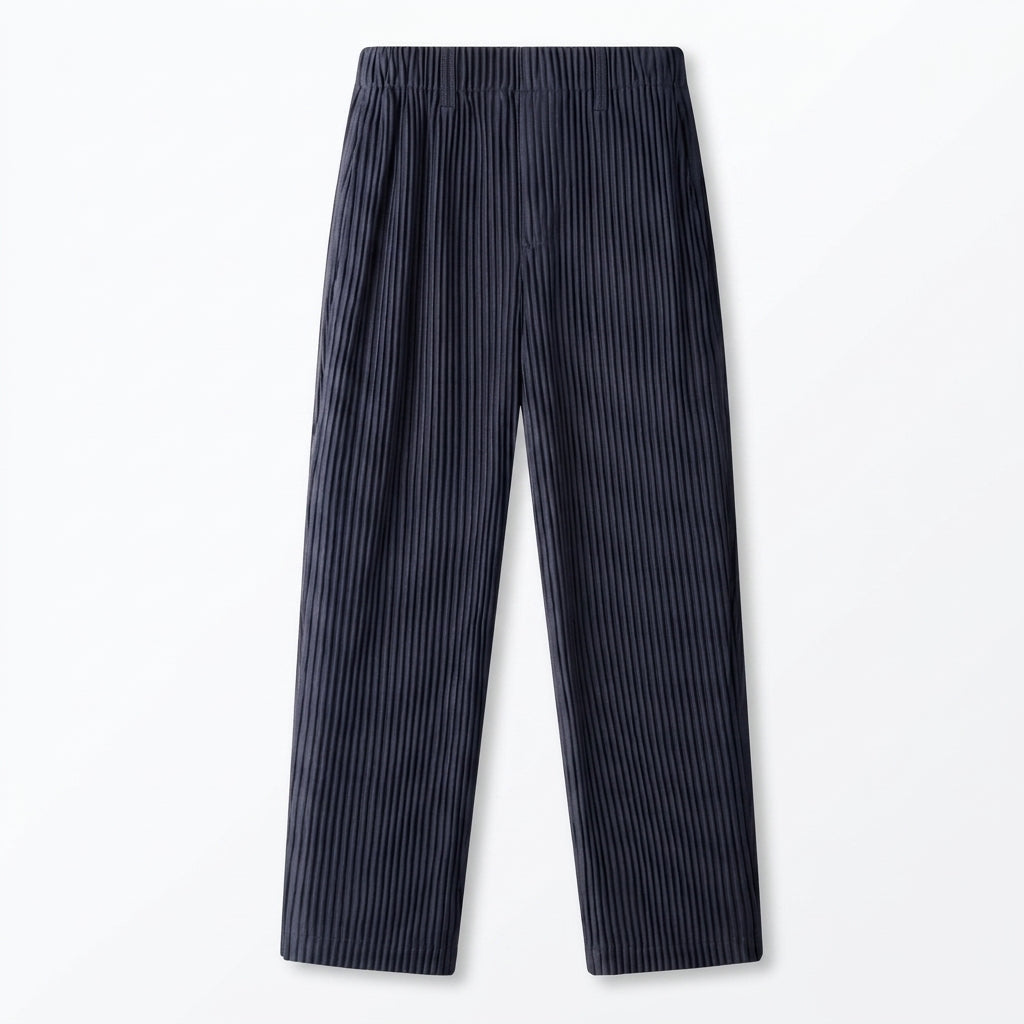 Men's Pleated Trousers – Relaxed Business-Casual Fit