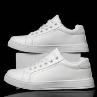 Men's Leather Sneakers – Breathable Non-Slip Design