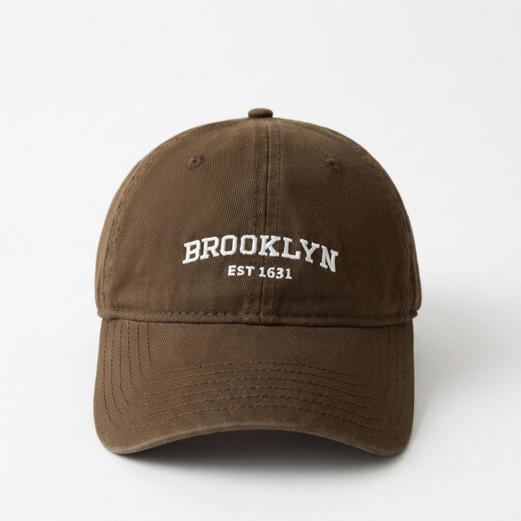 Embroidered Cotton-Blend Baseball Cap – Adjustable Fit