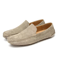 Men's Suede Loafers – Cushioned Business-Casual Fit