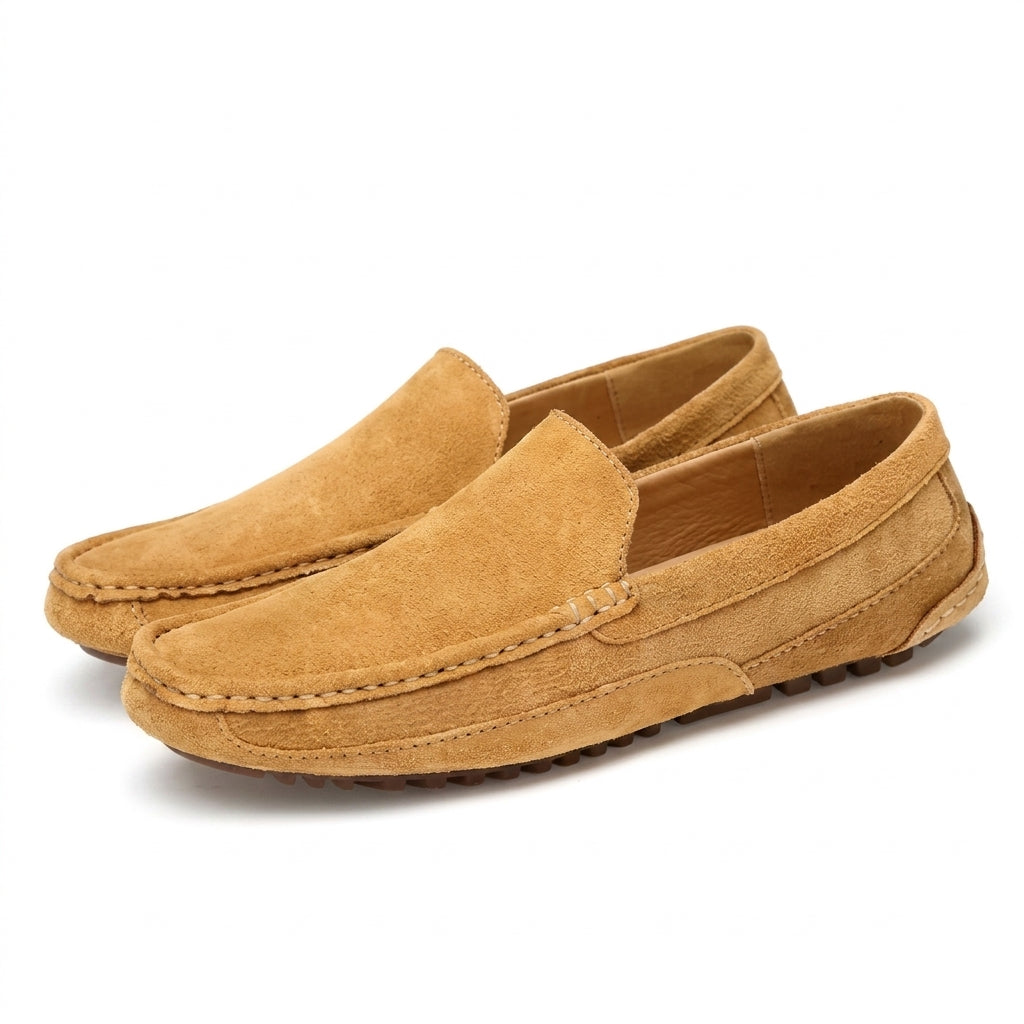Men's Suede Loafers – Cushioned Business-Casual Fit