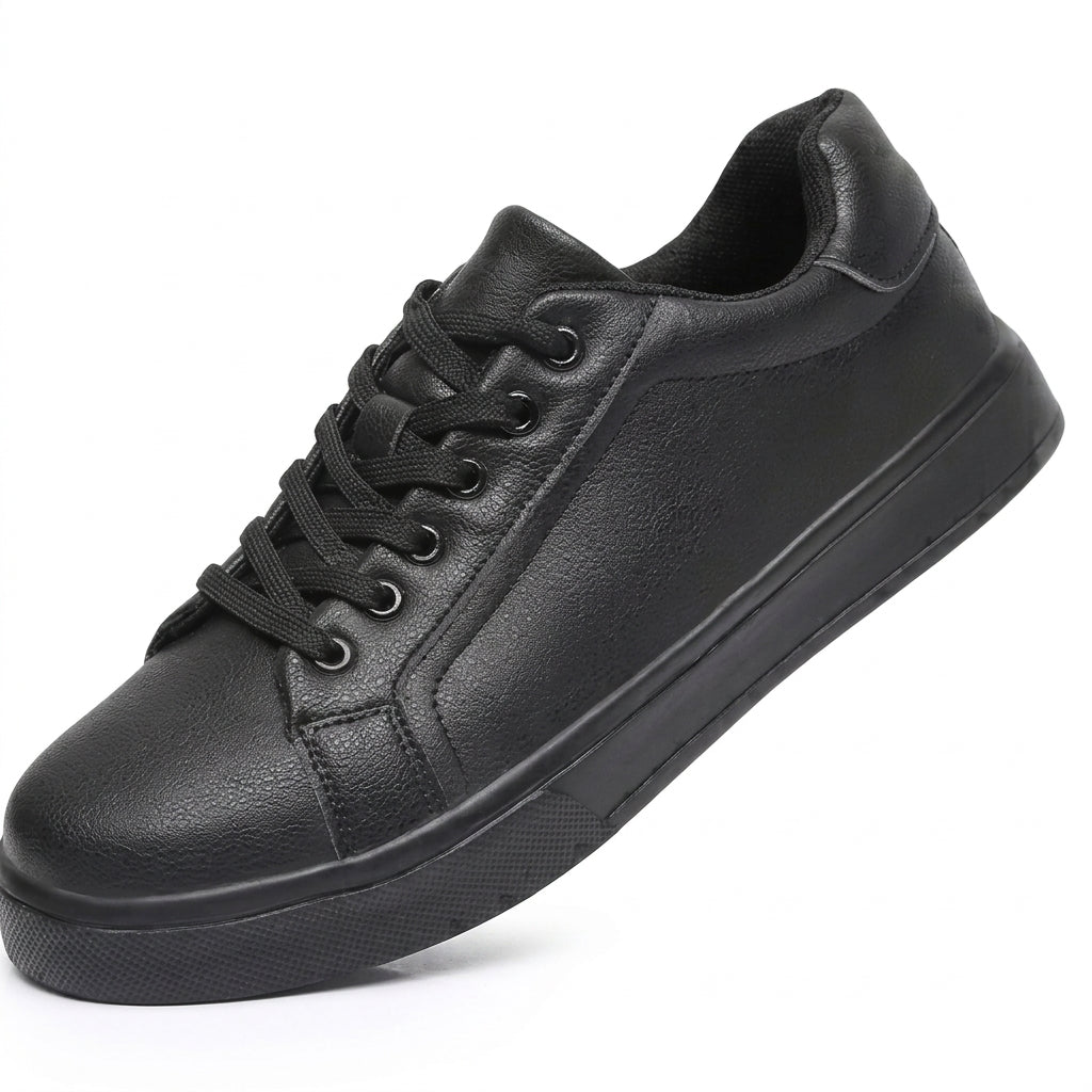 Men's Leather Sneakers – Breathable Non-Slip Design