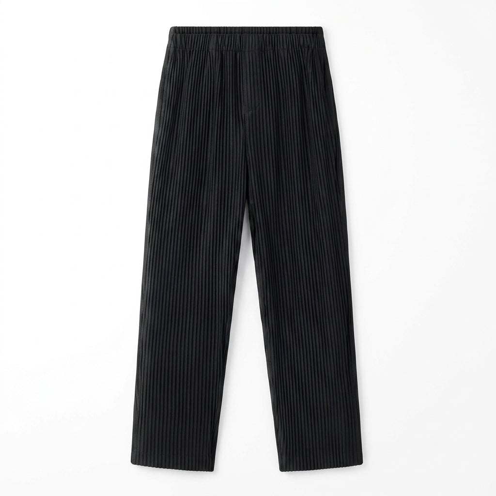 Men's Pleated Trousers – Relaxed Business-Casual Fit