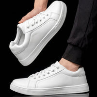 Men's Leather Sneakers – Breathable Non-Slip Design