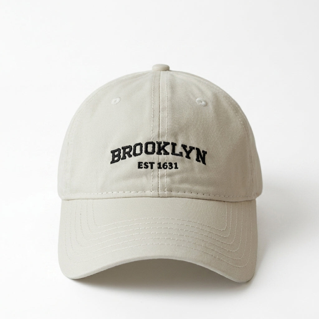 Embroidered Cotton-Blend Baseball Cap – Adjustable Fit