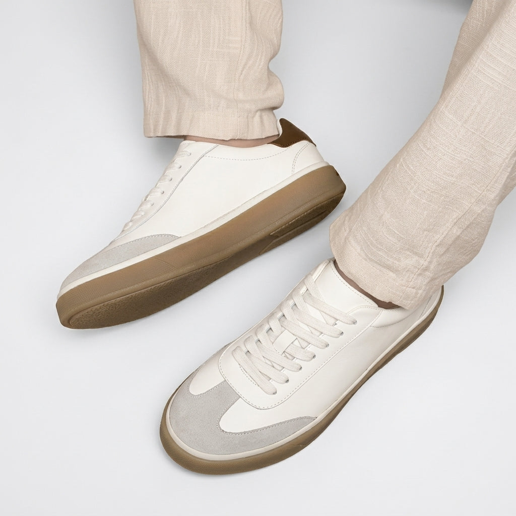 Men's Suede Sneakers – Casual Low-Profile Design