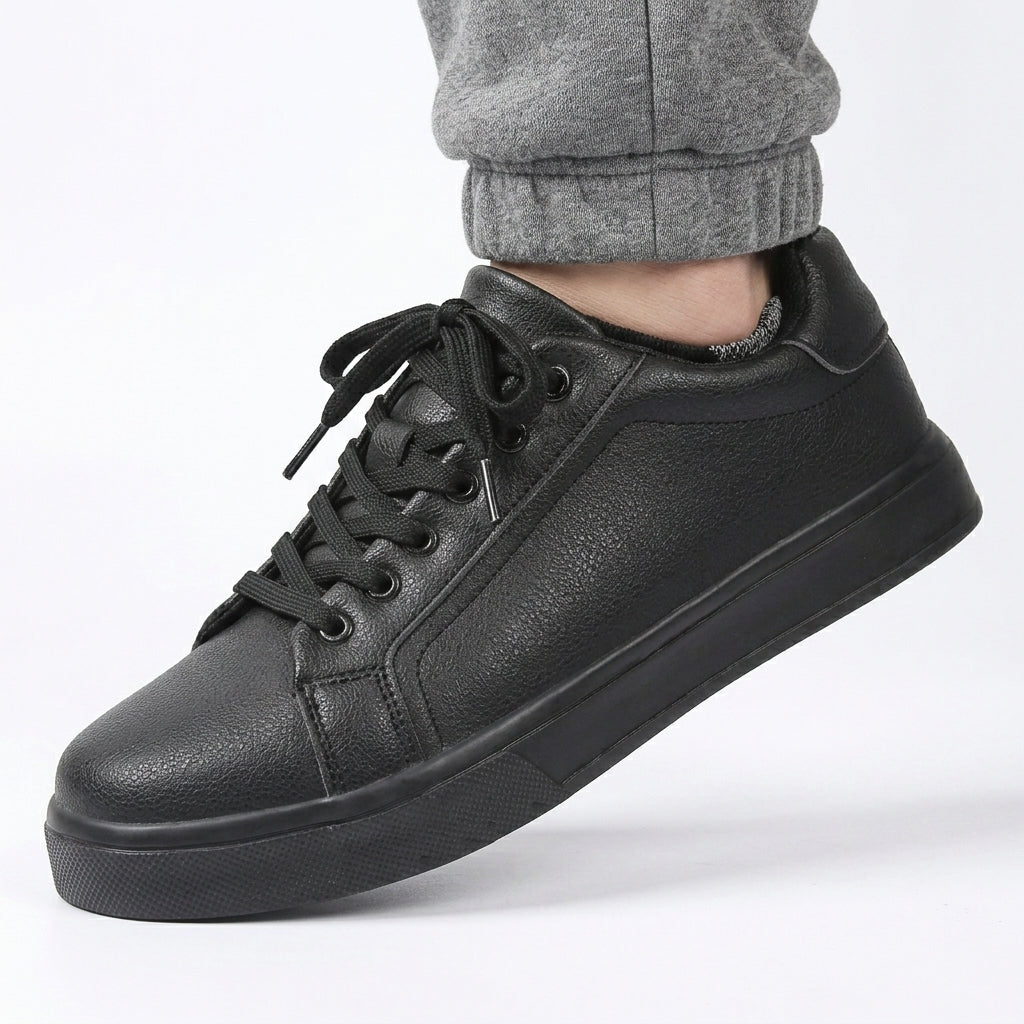 Men's Leather Sneakers – Breathable Non-Slip Design