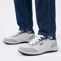 Men's PU Leather Walking Sneakers – Lightweight Casual Design