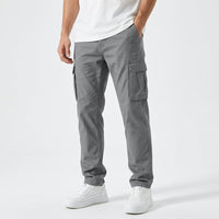 Men's Relaxed Straight-Leg Cargo Trousers