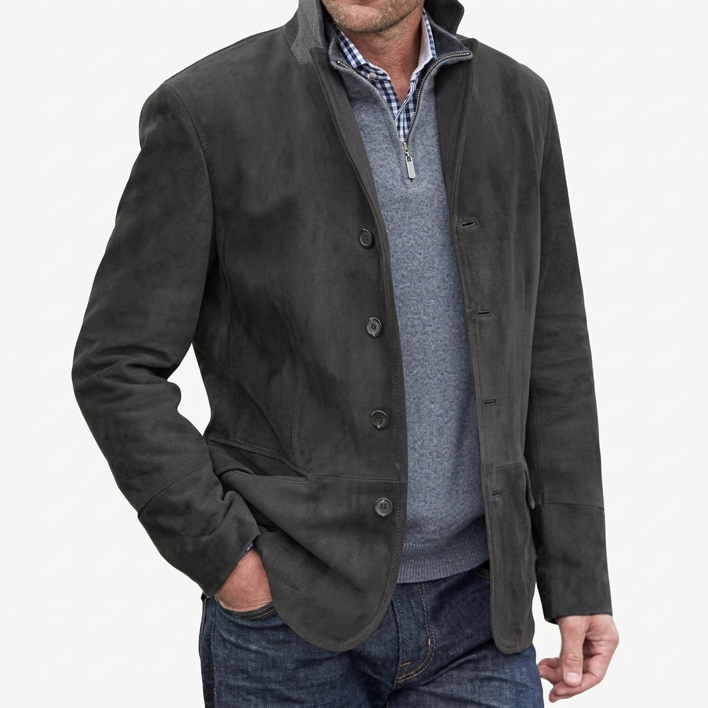 Men's Vintage Casual Jacket – Durable Regular Fit