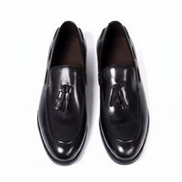 Men's Cowhide Leather Loafers – Classic Tassel Design