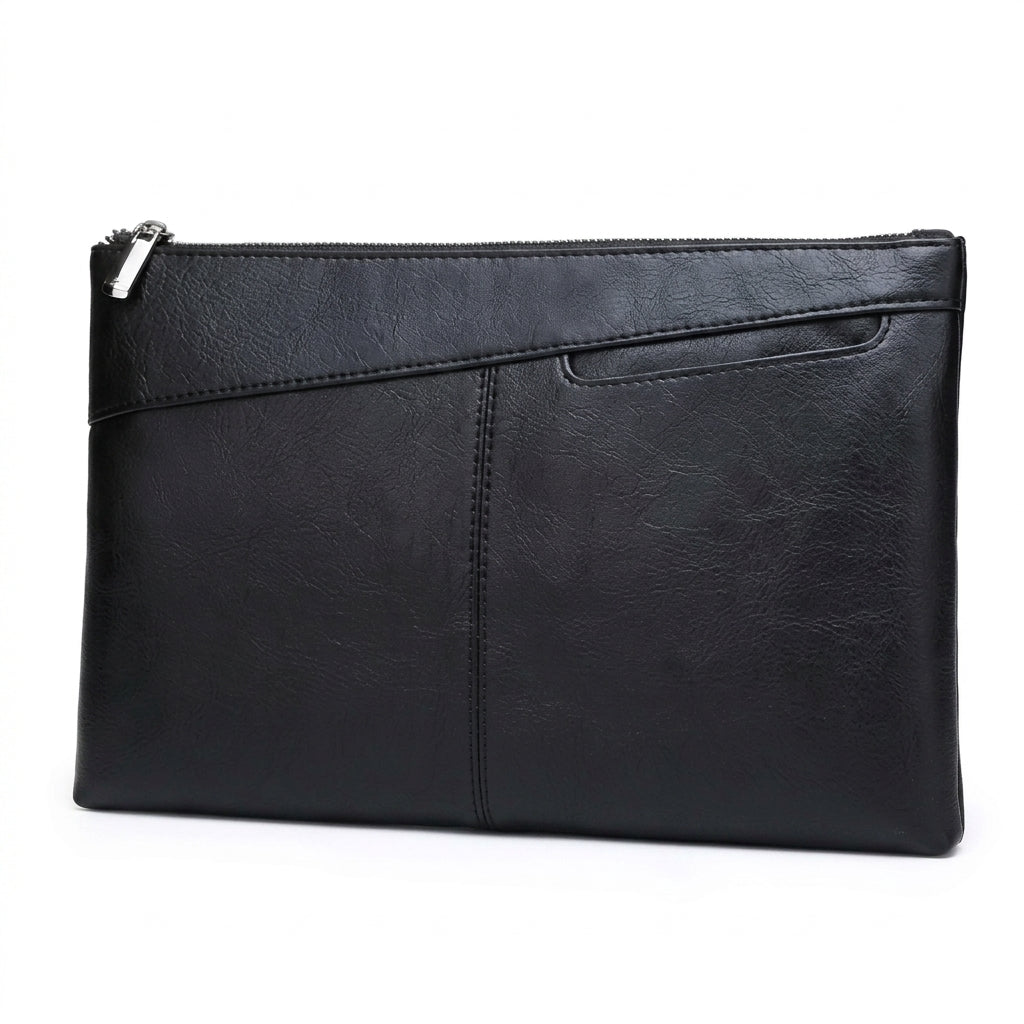 Men's PU Leather Handbag – Polyester Lining