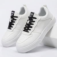 Men's Casual PU Leather Sneakers – Non-Slip Sole