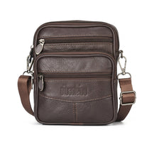 Men's genuine leather crossbody bag