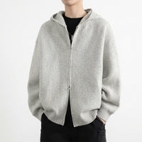 Men's Knitted Hooded Sweater – Casual Layer