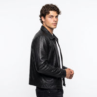 Men's Genuine Cowhide Leather Jacket – Slim Fit